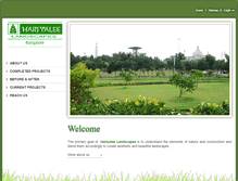 Tablet Screenshot of hariyaleelandscapes.com